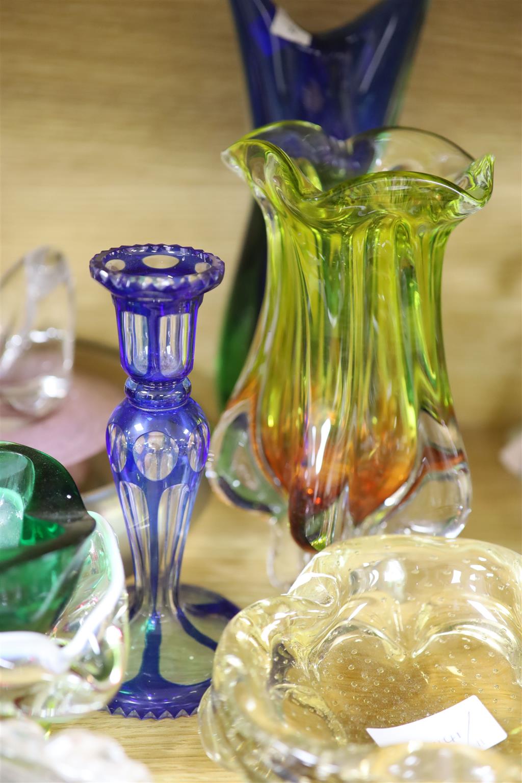 A collection of 1960s and later Studio glass